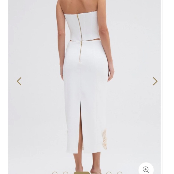 PatBO Dune Knit Strapless Top Size 4 - Picture 6 of 6